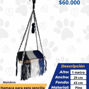 HAMACA PARA GATO SENCILLA